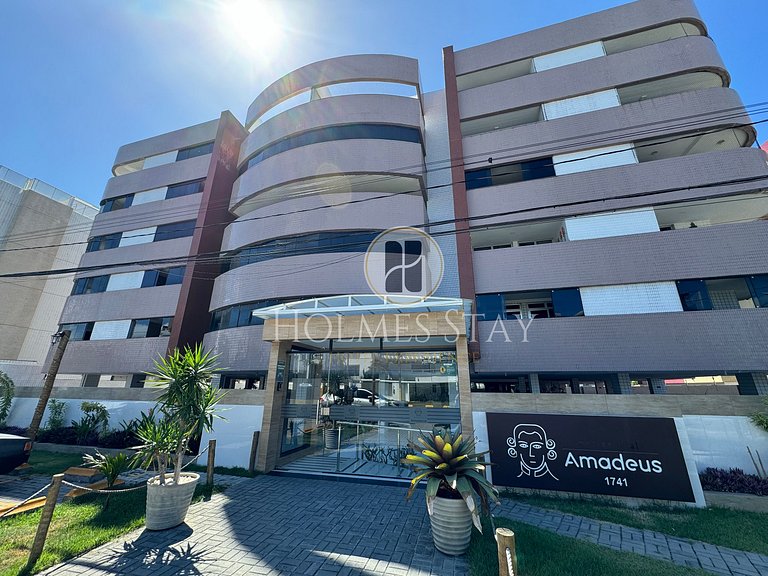 Apto 3 quartos grande a 50m do Mar AH113