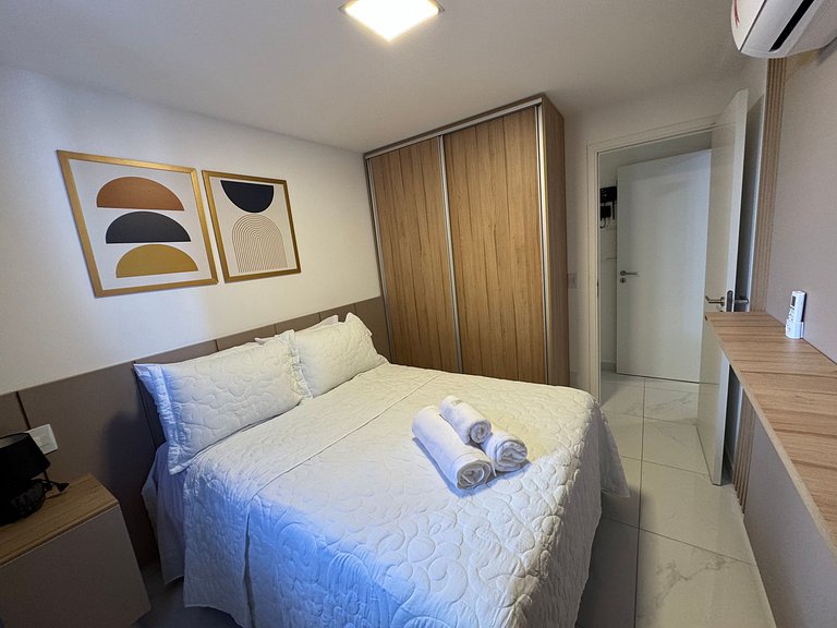 Apartamento de 1 quarto no Cabo Branco AH1209