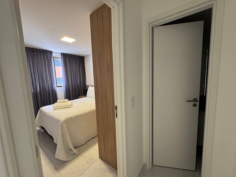 Apartamento de 1 quarto no Cabo Branco AH1209