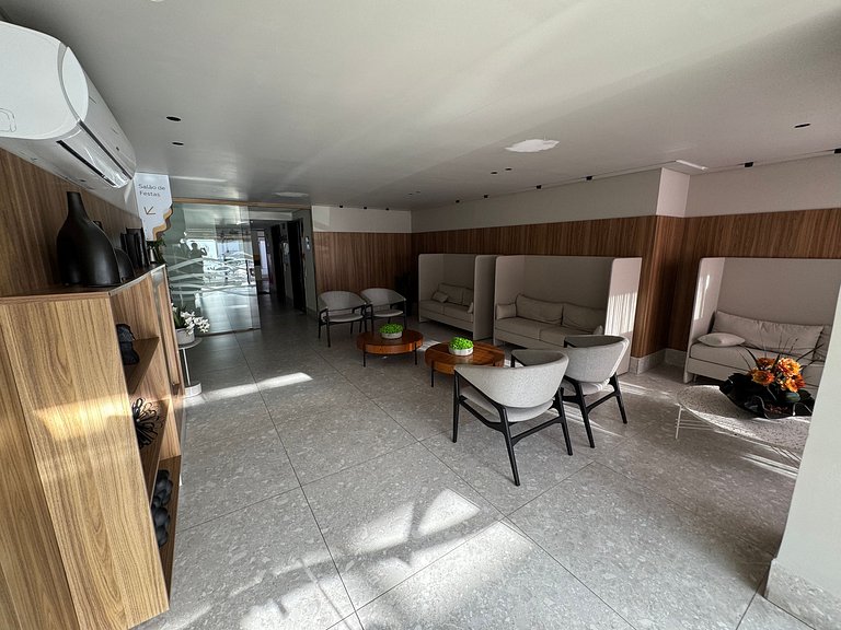 Apartamento de 1 quarto no Cabo Branco AH1209