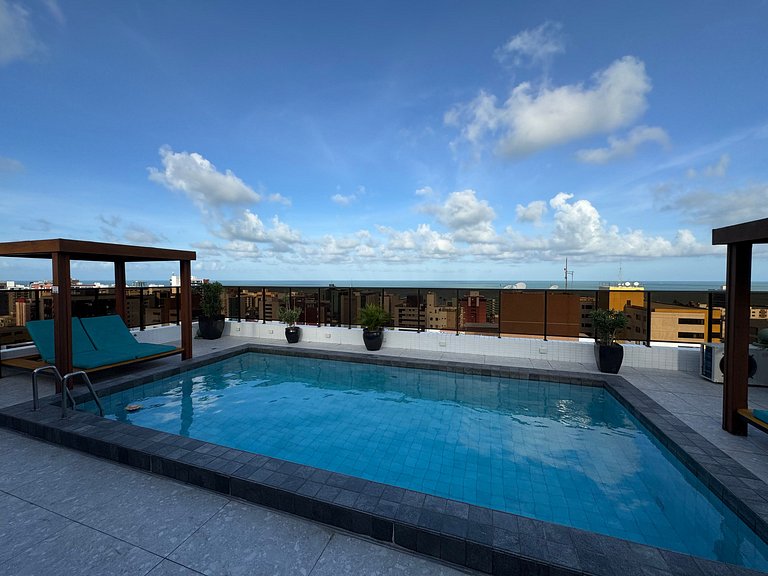 Apartamento de 1 quarto no Cabo Branco AH1209