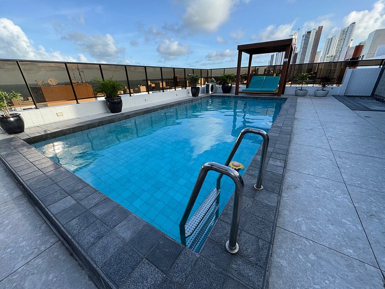 Apartamento de 1 quarto no Cabo Branco AH1209