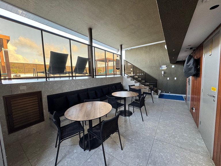 Apartamento de 1 quarto no Cabo Branco AH1209