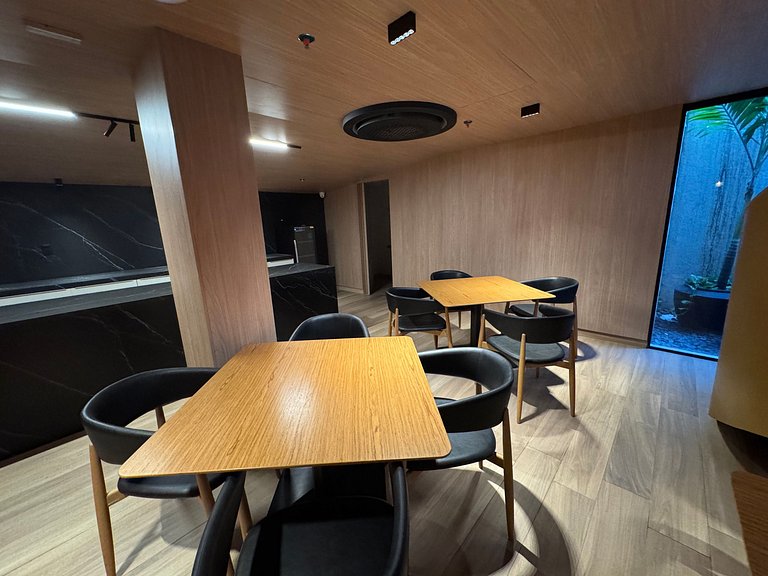 Flat beira-mar Cabo Branco com rooftop AH215