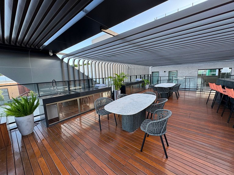 Setai à beira-mar com rooftop incrível