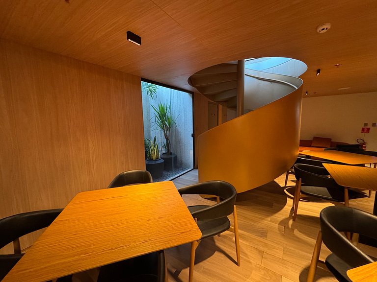 Flat beira-mar Cabo Branco com rooftop AH213