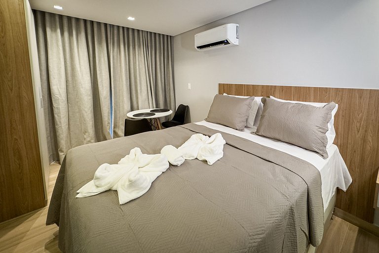 Flat beira-mar Cabo Branco com rooftop AH211