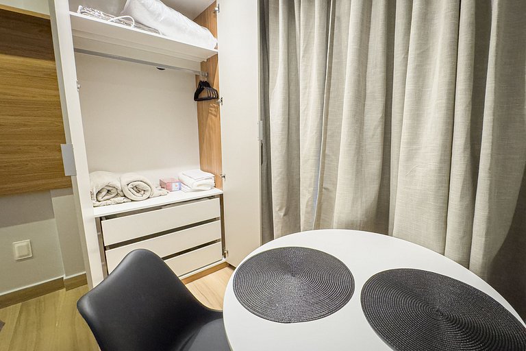 Flat beira-mar Cabo Branco com rooftop AH211
