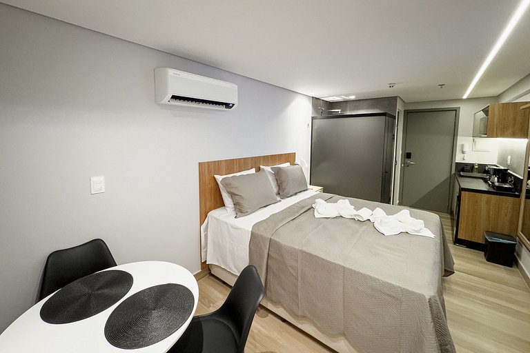 Flat beira-mar Cabo Branco com rooftop AH211