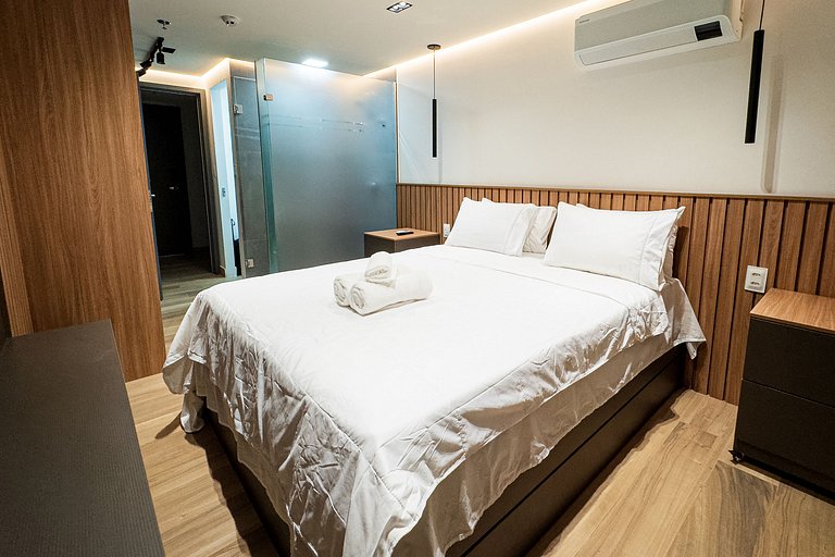 Flat beira-mar Cabo Branco com rooftop incrível
