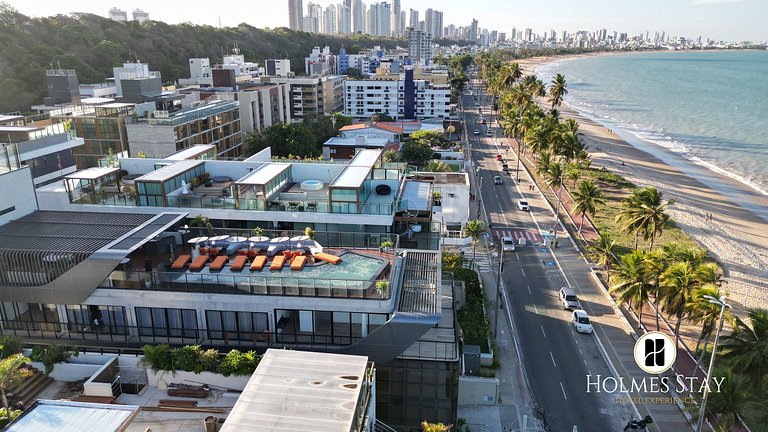 Flat Setai Cabo Branco frente al mar con balcón AHT12