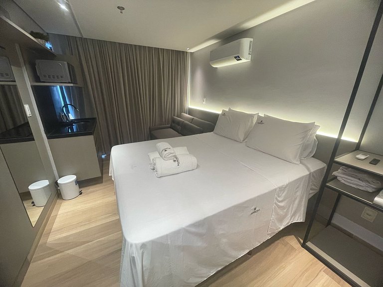 Flat beira-mar Cabo Branco com rooftop incrível