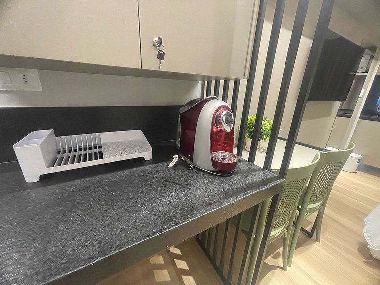 Flat beira-mar Cabo Branco com rooftop AH215