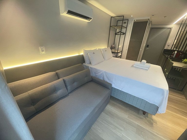 Flat beira-mar Cabo Branco com rooftop incrível