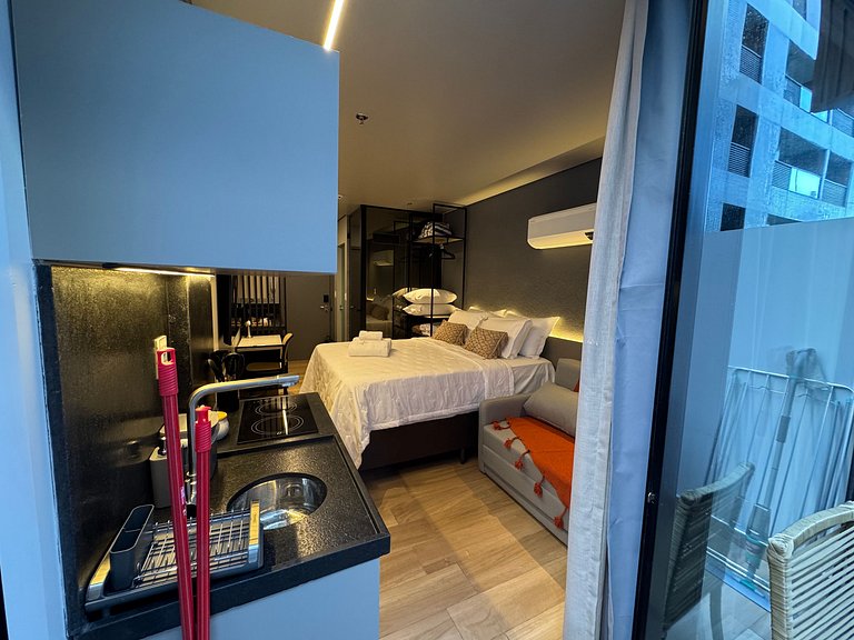 Flat Setai Cabo Branco frente al mar con balcón AHT12