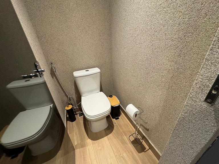 Flat beira-mar Cabo Branco com rooftop AH213