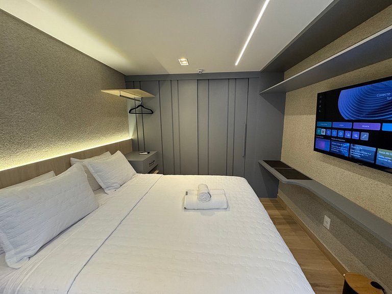 Flat beira-mar Cabo Branco com rooftop AH213