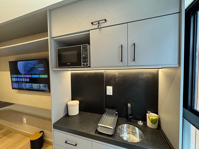Flat beira-mar Cabo Branco com rooftop AH213