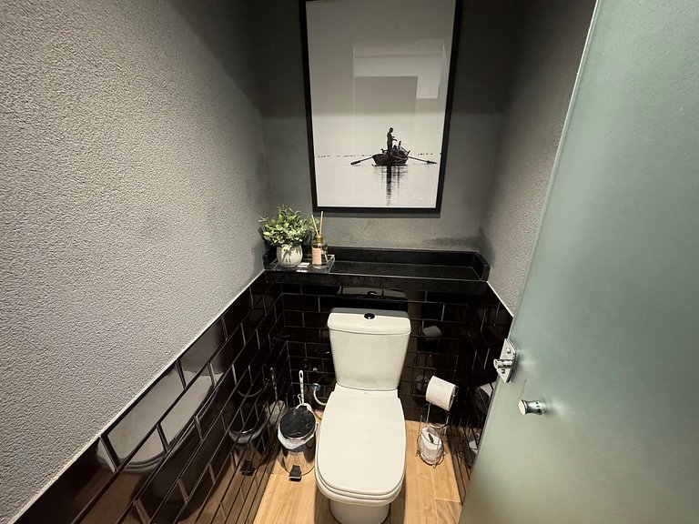 Flat Setai Cabo Branco beira-mar c/ varanda AHT12