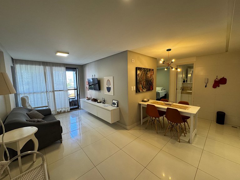 2 quartos com varanda em Manaíra AH206