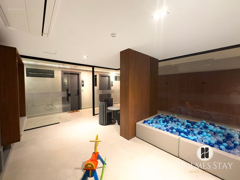 Flat de luxo completo no Acqua Tambau AQ2X7
