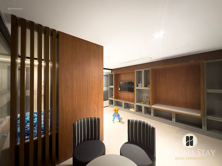 Flat de luxo completo no Acqua Tambau AQ62X