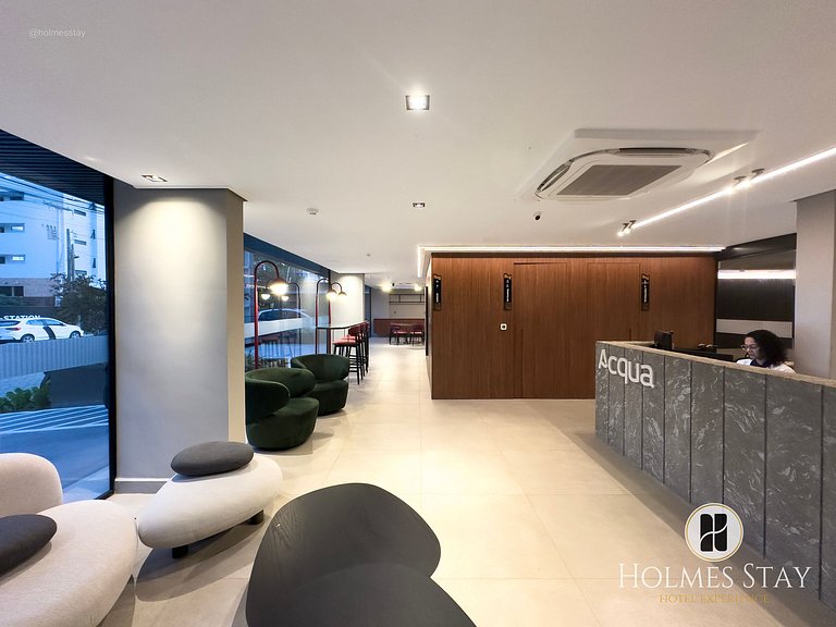 Flat de luxo completo em Tambau AQ411