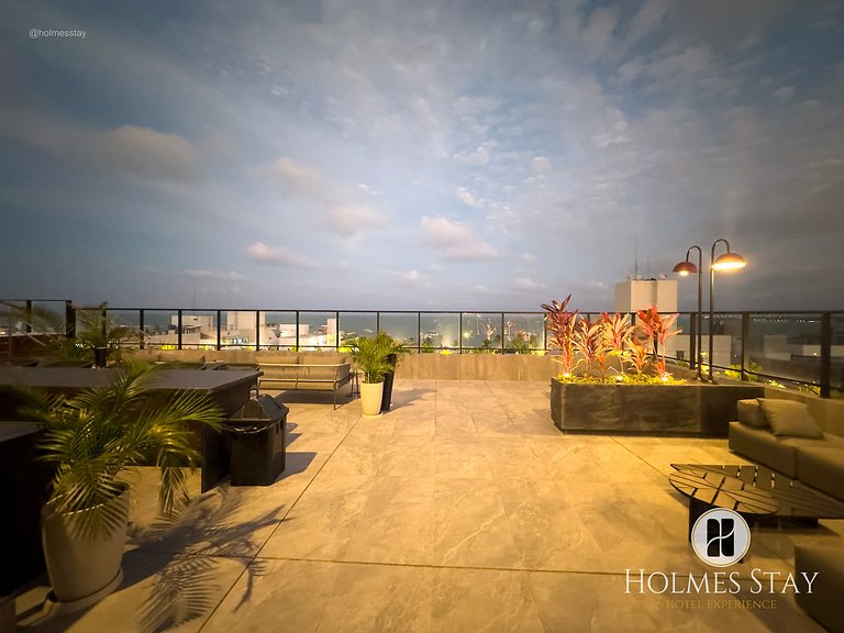 Flat de luxo completo no Acqua Tambau AQ6I7
