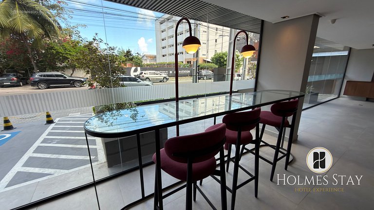 Flat de luxo completo no Acqua Tambau AQ2X7