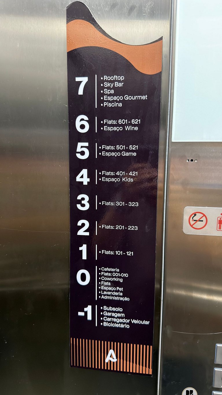 Flat de luxo com cozinha completa 4 pessoas