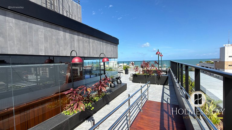 Flat de luxo completo em Tambau AQ309