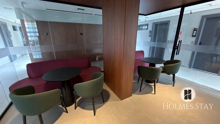 Flat de luxo completo em Tambau AQ620