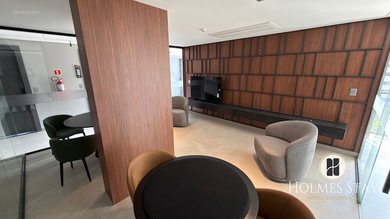 Flat de luxo completo em Tambau AQ620