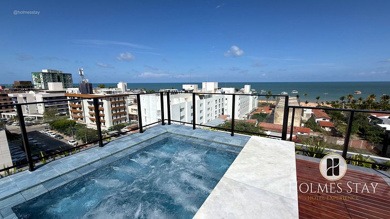 Flat de luxo completo no Acqua Tambau AQ214