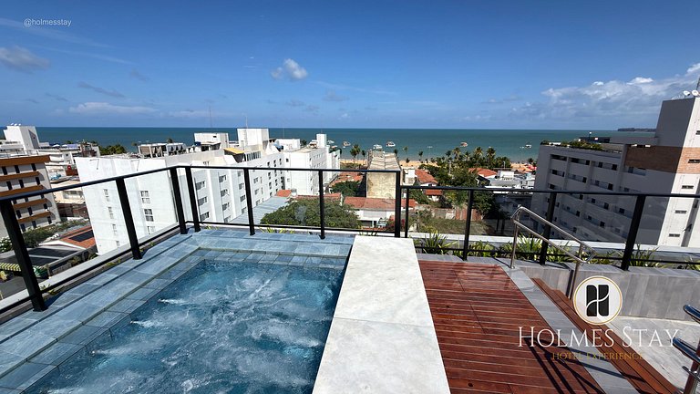 Flat de luxo completo no Acqua Tambau AQ3X9