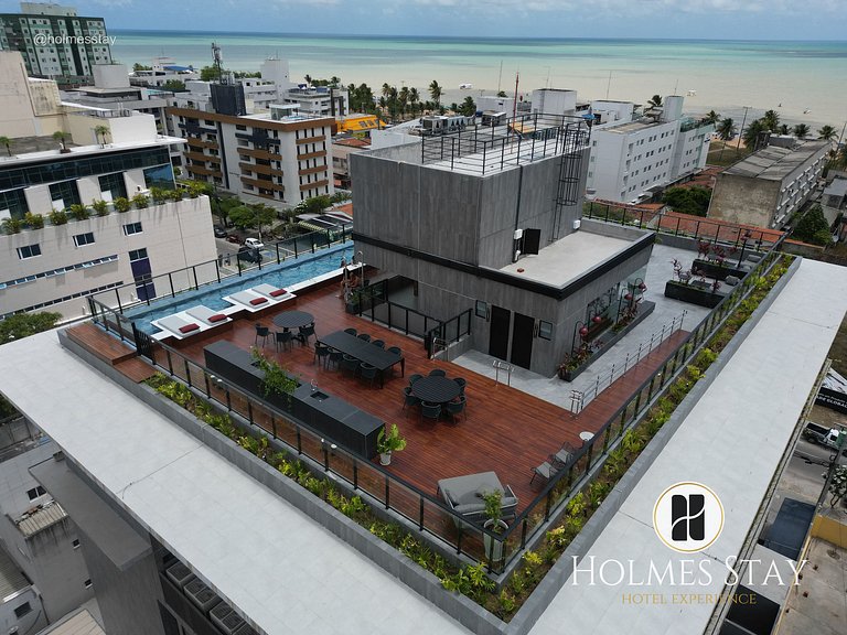 Flat de luxo completo em Tambau AQ620