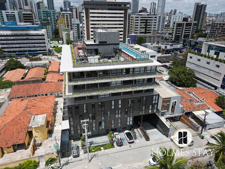 Flat térreo com terraço no Acqua Tambau AQTX3