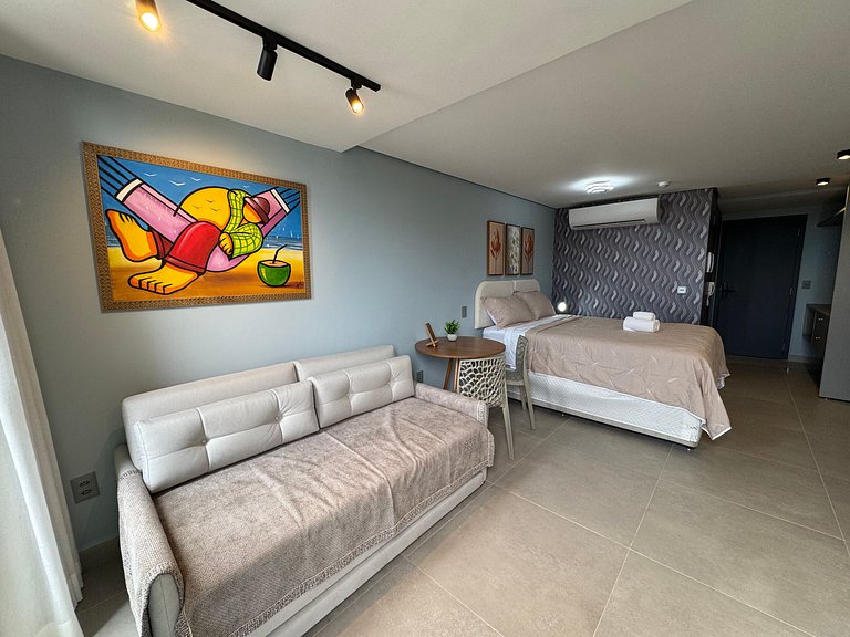 Flat de luxo completo em Tambau AQ309