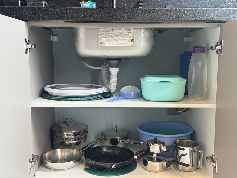 Flat de luxo com cozinha completa 4 pessoas