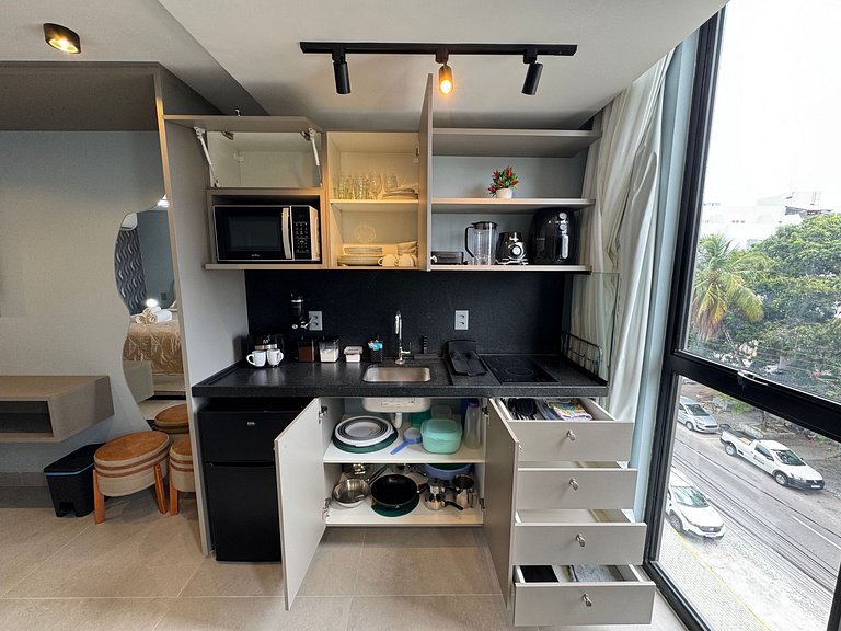 Flat de luxo completo em Tambau AQ309