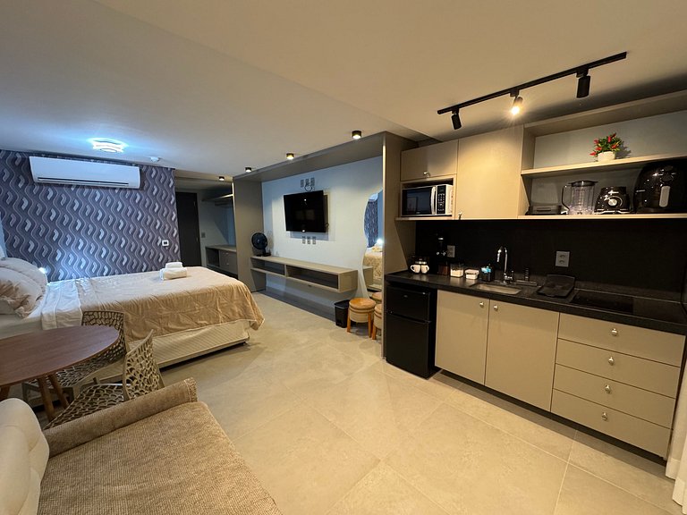 Flat de luxo completo no Acqua Tambau AQ3X9