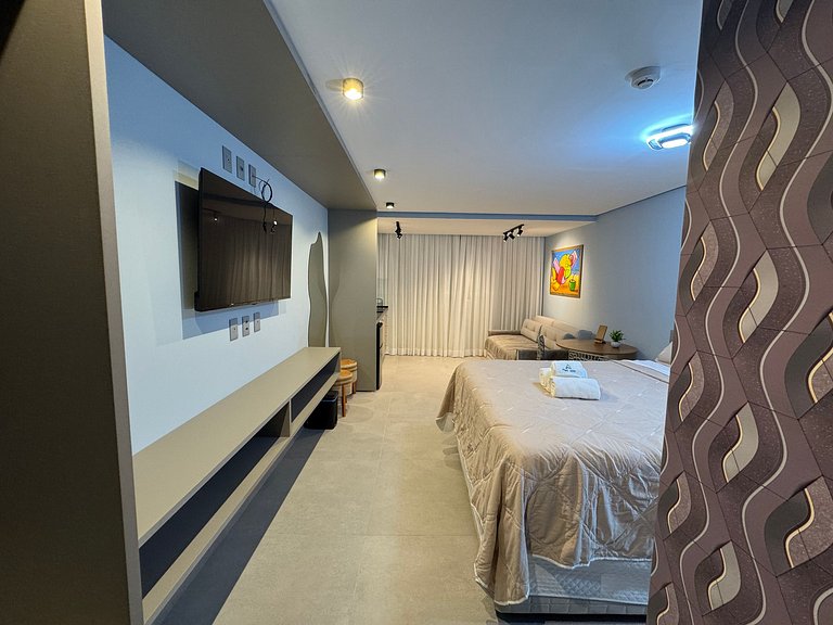 Flat de luxo completo no Acqua Tambau AQ3X9