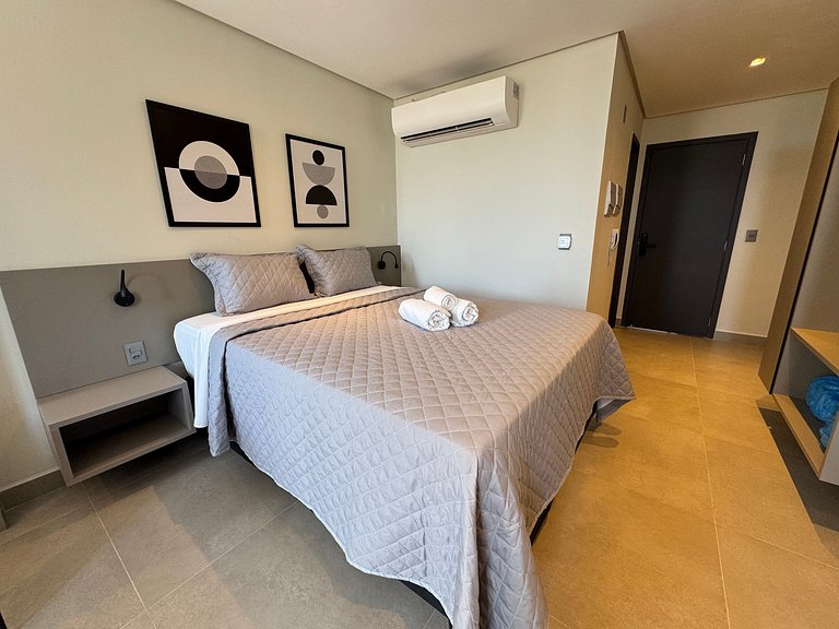 Flat de luxo completo em Tambau AQ208