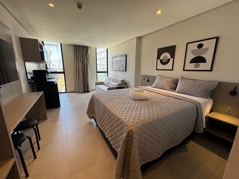 Flat de luxo completo em Tambau AQ208