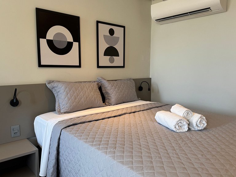 Flat de luxo completo em Tambau AQ208