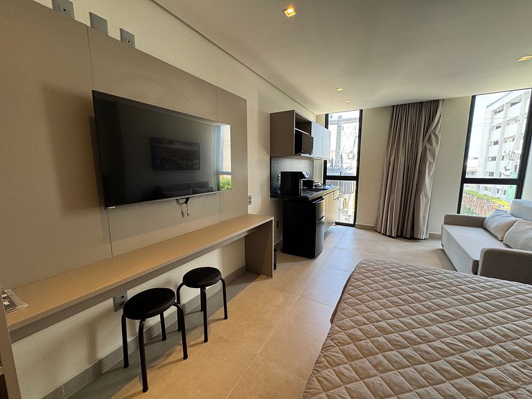 Flat de luxo completo em Tambau AQ208