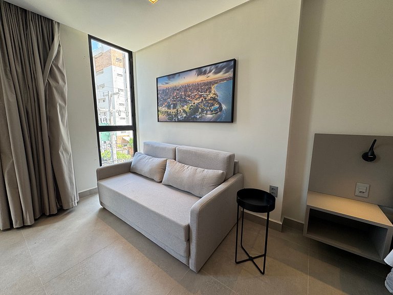 Flat de luxo completo no Acqua Tambau AQ2X8