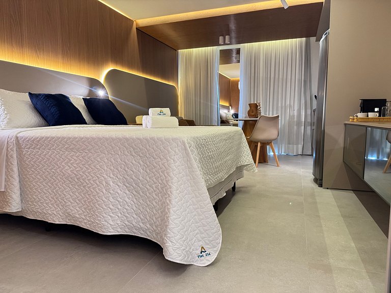 Flat de luxo completo no Acqua Tambau AQ2I4