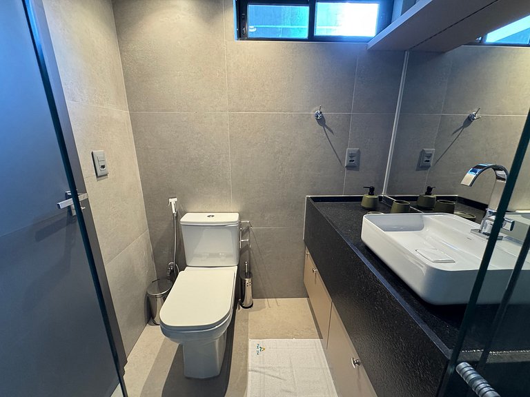 Flat de luxo completo no Acqua Tambau AQ2I4