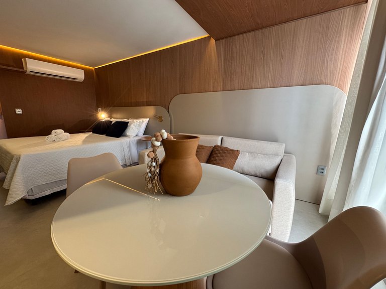 Flat de luxo completo no Acqua Tambau AQ2I4